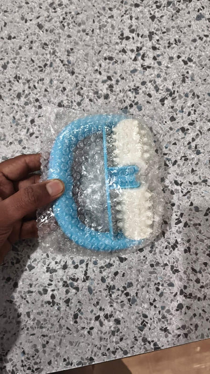 Massager Anti Cellulite Body Roller Brush – 2 Piece Set | Muscle Pain Relief, Lymphatic Massage Tool | Random Color